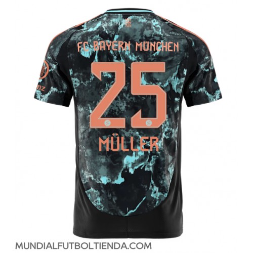 Camiseta Bayern Munich Thomas Muller #25 Segunda Equipación Replica 2024-25 mangas cortas